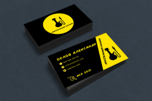 Визитка в стиле Cyberpunk