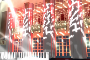 Светодизайн в санатории Русь