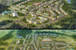 Визуализация генплана жилого комплекса "Троицкая слобода"