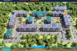 Визуализация генплана жилого комплекса «Венеция»