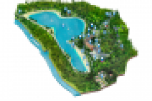 Визуализация карты для оздоровительного  санатория Сибирь