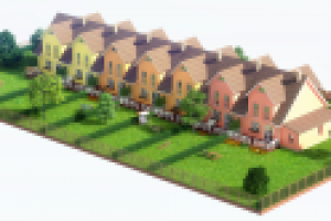 Визуализация и моделирование 3D участков с коттеджами