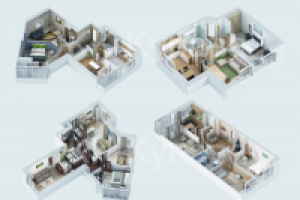 Визуализация планировок для ЖК Купава