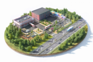 Визуализация склада для сайта грузоперевозок