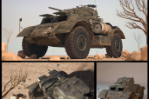 Визуализация, моделирование, текстурирование танка T17