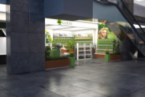 Визуализация магазина косметики EcoLIFE