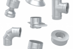 Визуализация дымоходов и комплектующих из нержавеющей стали