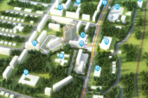 Схема проезда для жилого комплекса