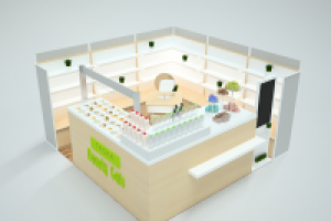 Визуализация острова для ТЦ