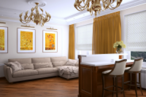 Гостиная кухня