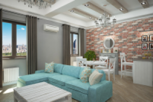 Гостиная кухня