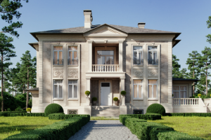 Проект фасада частного дома