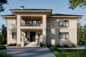 Проект фасада частного дома