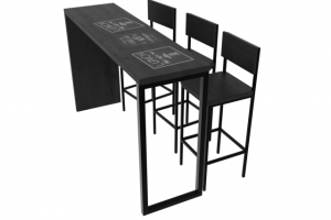 Барная стойка и стулья ,лофт