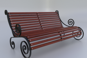 Скамейка уличная