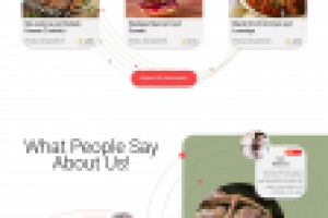 дизайн сайта доставки еды