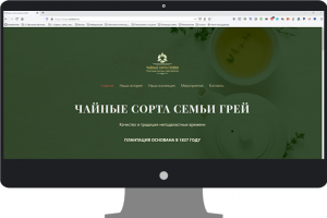 Дизайн HTML-шаблон сайта-визитки «Teagrej»
