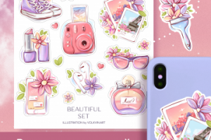 Яркие стикеры