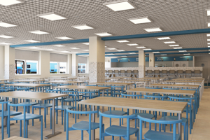 Столовая в Колледже речного транспорта