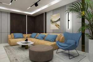 Дизайн-проект квартиры 155 м2 в современном стиле