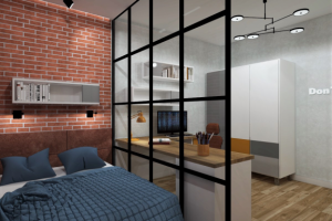 Комната для подростка в стиле loft