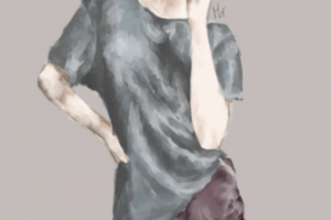 тело в цвете, реализм, без головы