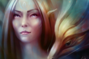 Интуитивный портрет (Digital art)