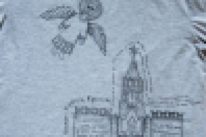 Авторская роспись акрилом.