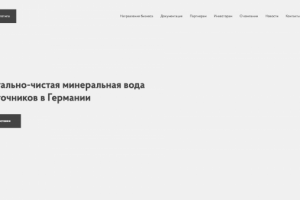 Прототип сайта брэнда Riverberg