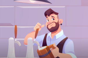 Анимационный ролик для BottleQ