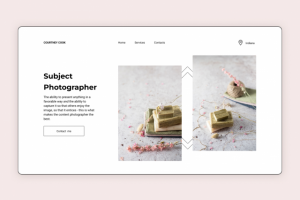 Сайт-визитка Фотографа