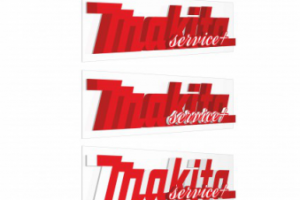 Варианты исполнения вывески Makita