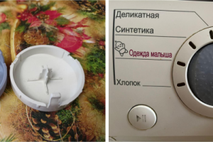 Кнопка для стиральной машины
