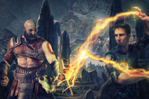 Арт "Бой с Кратосом"