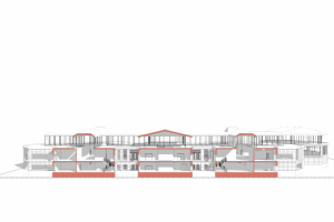 Разрез (вид внутри) проект Школа