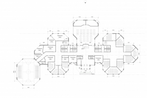 План первого этажа проект Школа