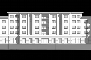 Разрез дома средней этажности