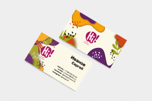 Дизайн Визиток для компании "Healthy Innovation"