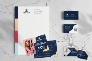 Набор полиграфической продукции в фирменном стиле