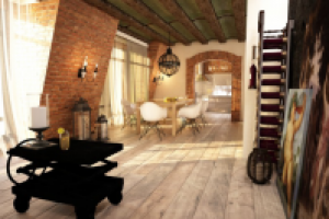 Разработка дизайна интерьера и визуализация столовой