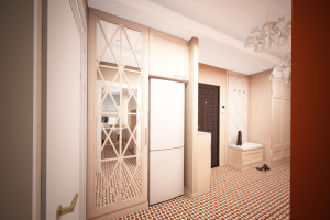 Дизайн интерьера, квартира в Москве. Прихожая