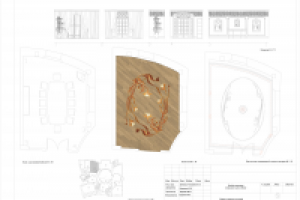 Разработка дизайн интерьера и выполнение чертежей загородного до