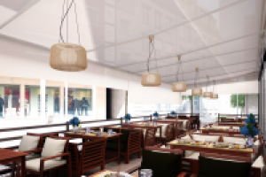 Концепция летнего кафе для сети ресторанов "Тануки"