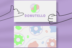 Логотип магазина пончиков