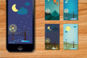 Фоновые анимированные заставки для мобильного приложения