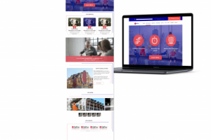 Корпоративный дизайн веб-сайта