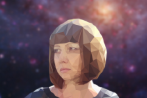 полигональный портрет