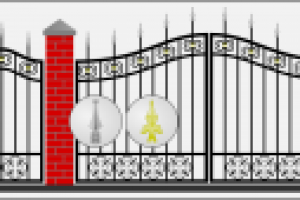 Дизайн кованых ворот