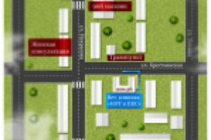 Схема проезда для вет. клиники КОТ и ПЕС