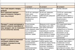 Анализ целевой аудитории